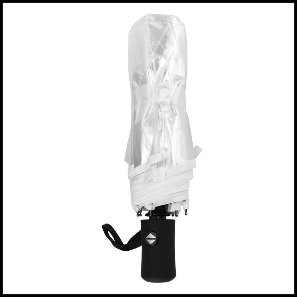 Automatic Clear Umbrella Windproof Portable Folda… - image 1